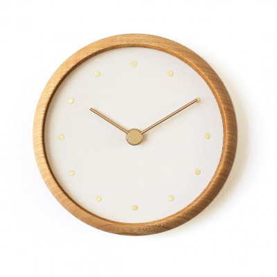 はなもっこ 掛時計 水晶 プレーン