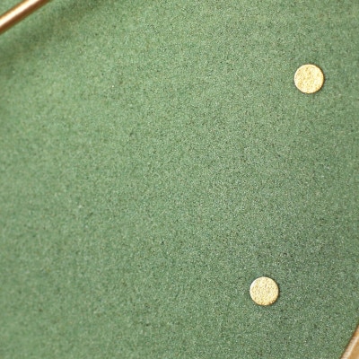 はなもっこ 掛時計 緑瑪瑙(みどりめのう) プレーン