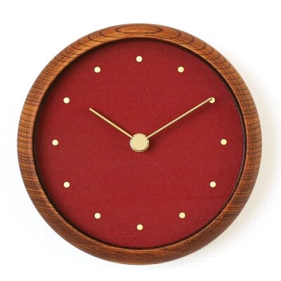 はなもっこ 掛時計 辰砂(しんしゃ)