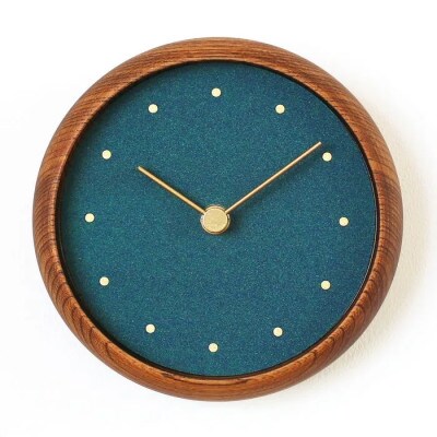 はなもっこ 掛時計 群緑(スタンド付き)