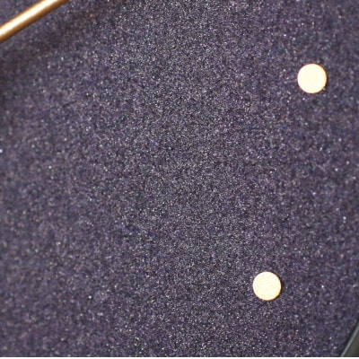 はなもっこ 掛時計 古代紫 ブラック(スタンド付き)