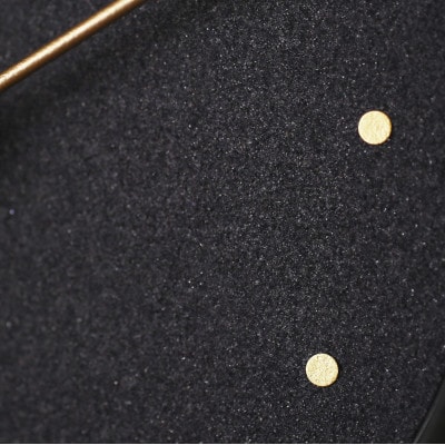 はなもっこ 掛時計 黒 ブラック