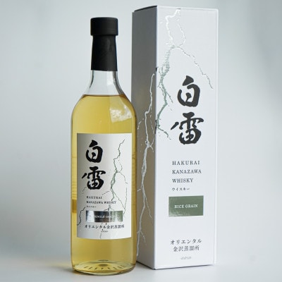 金沢ウイスキー　白雷　700ml 1本