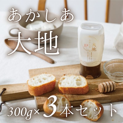 金澤やまぎし養蜂場の大地のあかしあはちみつ300g　3本セット