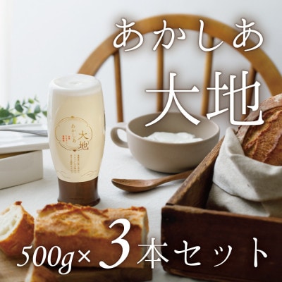 金澤やまぎし養蜂場の大地のあかしあはちみつ500g　3本セット