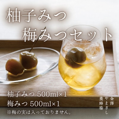 柚子みつ・梅みつセット
