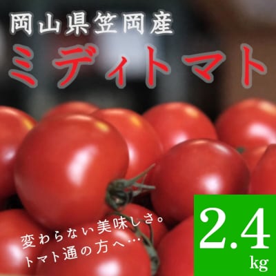 笠岡産ミディトマト2.4kg(数量限定)