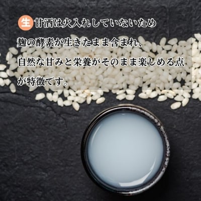 生甘酒(170ml×10本) 10000円 甘酒 あまざけ パウチ 非加熱 愛南町青果市場