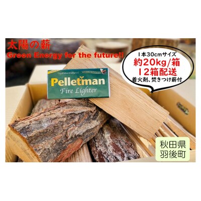 太陽の薪　12箱配送 [No.5325-0028]