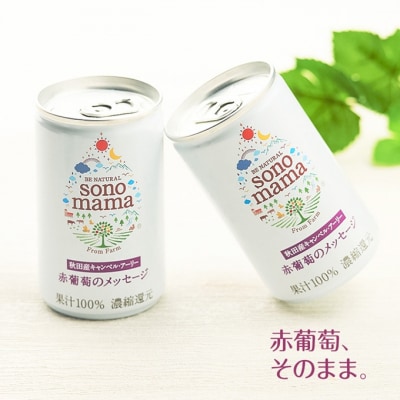 《定期便6ヵ月》赤葡萄ジュース(160g×5本)×1箱[No.5325-0417]