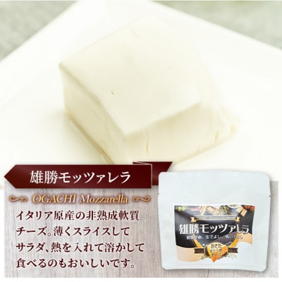 チーズ モッツァレラ「雄勝モッツァレラ80g」3個[No.5325-0514]