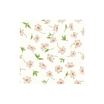 【先行予約】アトリエ小町 スカーフ(renka01) 花柄 白[No.5325-0500]