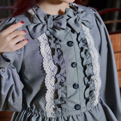 【先行予約】アトリエ小町 クラシカルドールジャケット 無地・ブラック[No.5325-0553]