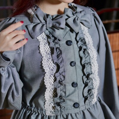 【先行予約】クラシカルドールジャケット 無地・ブラック Lサイズ[No.5325-0635]