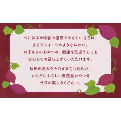 秋田県産 干し芋 べにはるか 300g×3パック[No.5325-0733]
