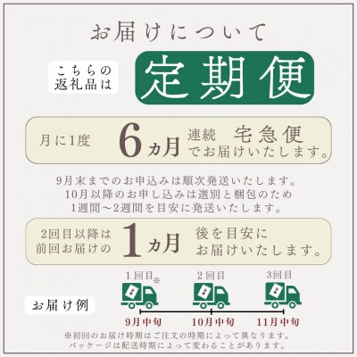 【定期便全6回】令和6年産 木露ファーム 余市産ゆめぴりか(玄米)5kg_Y067-0178