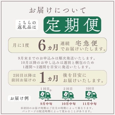 【定期便全6回】令和6年産 木露ファーム 余市産ゆめぴりか(玄米)10kg_Y067-0180