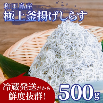釜揚げ しらす 500g 国産 徳島県産 和田島産 産地直送 冷蔵 