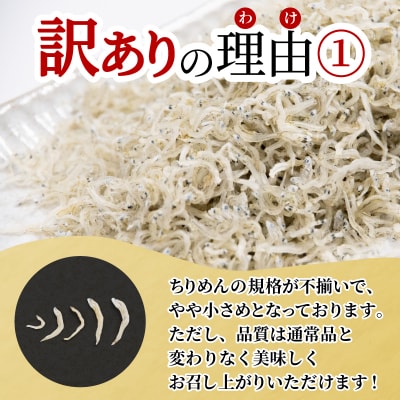 訳あり ちりめん しらす 1kg 小分け 冷蔵 しらす干し 