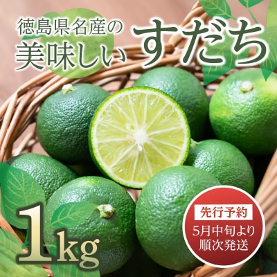 【2026年5月中旬より順次発送】 すだち 1kg 特選 徳島県 小松島