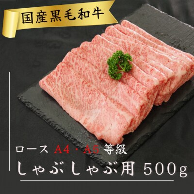 国産 黒毛和牛 阿波牛 ロース しゃぶしゃぶ 肉 500g 牛肉 赤身 ロース リブロース 肩ロース