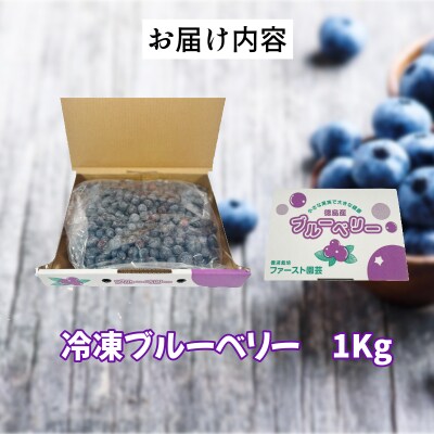 冷凍 ブルーベリー　約 1kg 訳あり  四国 徳島 小松島  産地直送