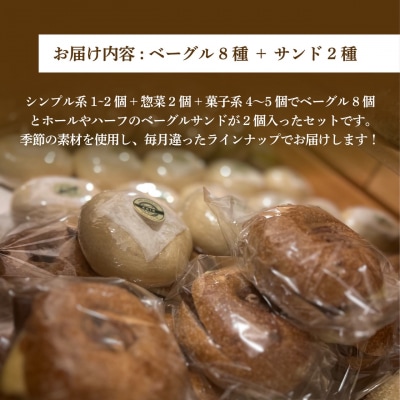 【2025年11月発送分】ベーグル おまかせ 10種セット パン 冷凍