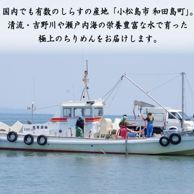 【6月末から12月中旬まで発送】 ちりめん 200g 食塩無添加 ちりめんじゃこ