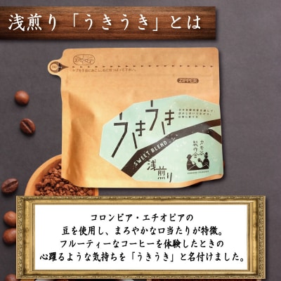コーヒー 浅煎り 粉 220g コーヒー粉 珈琲 コーヒー COFFEE 自家焙煎 焙煎