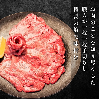 国産 牛タン 薄切り 500g 塩味 冷凍 特選 黒毛和牛 焼肉 BBQ 国産
