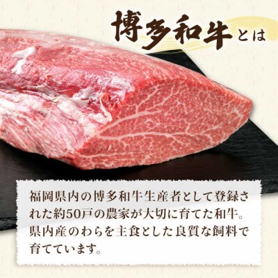 【極上 ヒレ ブロック】 1kg A4ランク 博多和牛 糸島 【糸島ミートデリ工房】[ACA123]