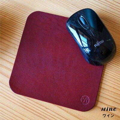 【経年変化を楽しむ本革製品】マウス パッド BLESS [AAA009]