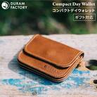 DURAM コンパクト デイ ウォレット/財布 革 レザー 13014  [AJE042]