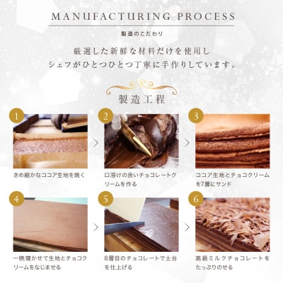 チョコレートケーキ ボヌール・カレ