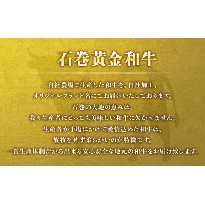 うしちゃんファームの石巻黄金和牛　上ロース薄切り約300g×2p すき焼き しゃぶしゃぶ