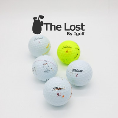 タイトリストProV1/V1x　ロストボール　練習用　30個セット　年代、カラー混合