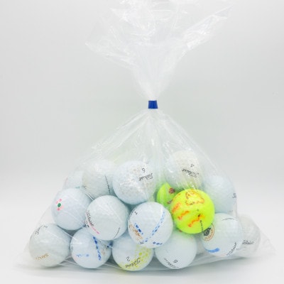 タイトリストProV1/V1x　ロストボール　練習用　30個セット　年代、カラー混合