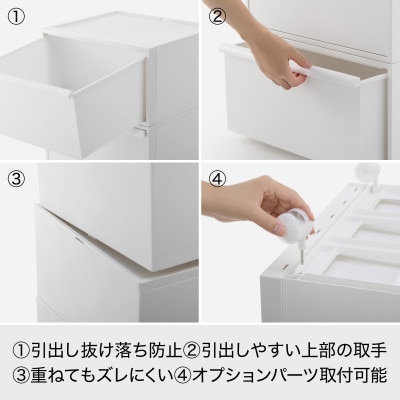 ライクイット　クローゼットシステム ワイド2個組　CS-WD2 2P　オールグレー