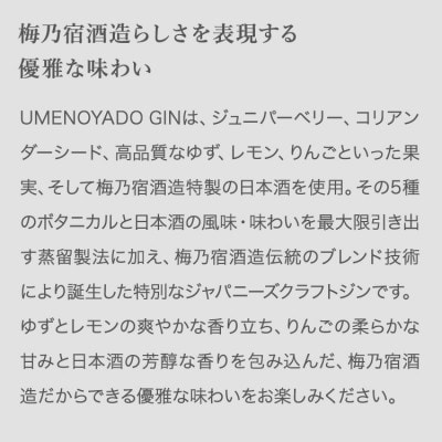 UMENOYADO GIN　750ml