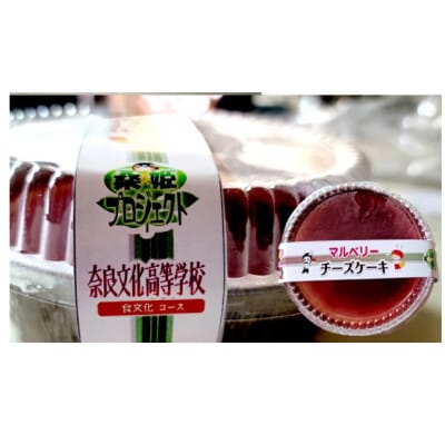 【大和高田市・葛城市共通返礼品】まる兄きっちん。&奈良文化高等学校のマルベリーチーズケーキ