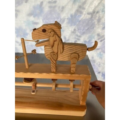 この道50年!家具職人が作る、えさとりわんこう