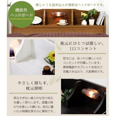 【組立付き】K321シングルベッド(ホワイト)ボンネルコイルマットレス付(1313)