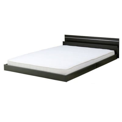 【組立付き】292セミシングルベッド(ダークブラウン)ボンネルコイルマットレス付(1467)