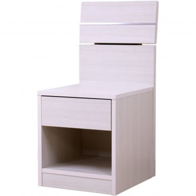 309ホテルスタイルナイトテーブル(ホワイト)(1532)