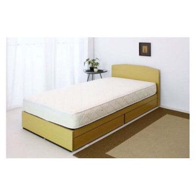 【組立付き】AS-620シングルベッドボンネルコイルマットレス付(1560)