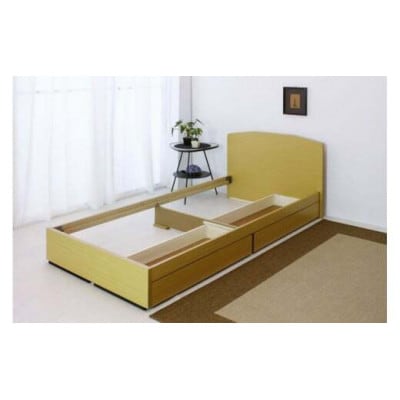 【組立付き】AS-620シングルベッドポケットコイルマットレス付(1561)