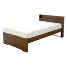 【玄関渡し】554Vシングルベッド(ウォルナット)ボンネルコイルマットレス付(1980)