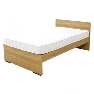 【玄関渡し】574Vダブルベッド(ナチュラル)ボンネルコイルマットレス付(2012)