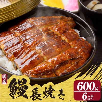 国産特上うなぎ長焼き(約200g)×3尾　合計600g以上