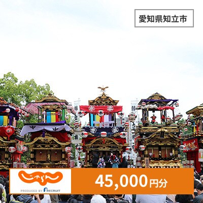 【じゃらんふるさと納税クーポン】 愛知県知立市でつかえる45,000円 クーポン